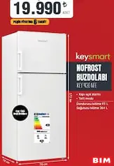 KEYSMART NOFROST BUZDOLABI KEY 430 NFE